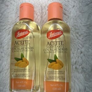 Jaloma Lot of 2-Almond Softener Oil-NEW ACEITE SUAVIZANTE CON ALMENDRAS